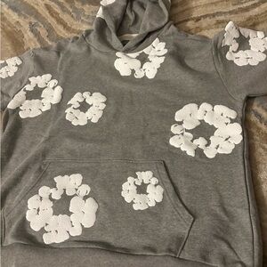 Gray Denim Tears hoodie